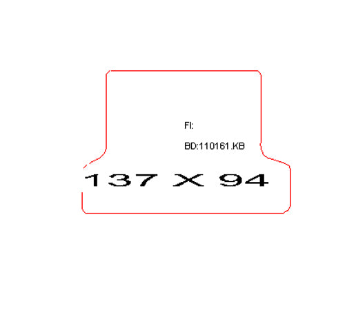 Kofferbakmat Alfa Romeo 155 (1992-1998)