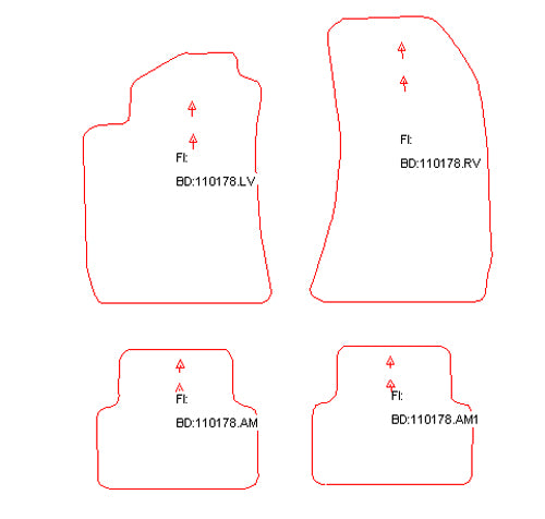 Automatten Alfa Romeo 159 sedan / 159 Sportwagon stationwagon (2006-2011)