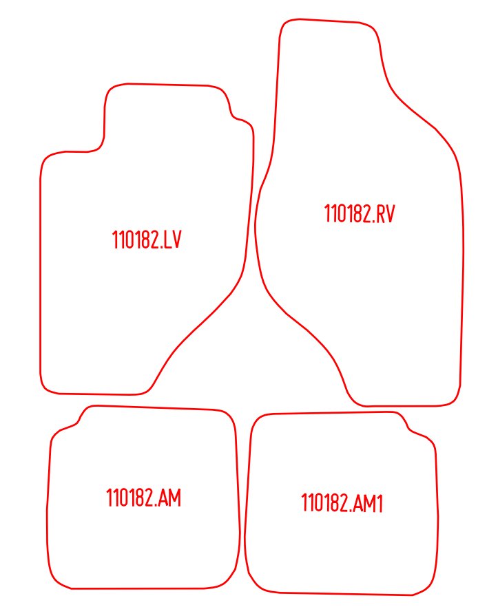 Automatten Alfa Romeo 164 (Q4) (1993-1998)