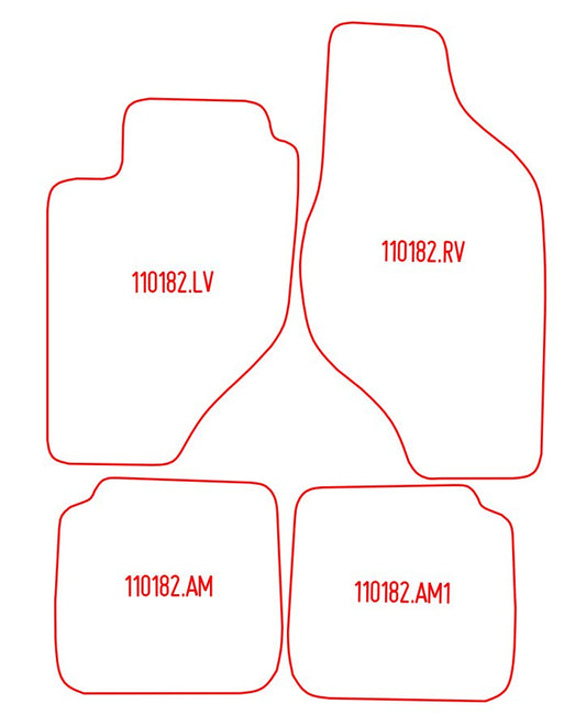 Automatten Alfa Romeo 164 (Q4) (1993-1998)