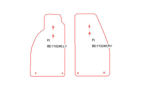 Automatten Alfa Romeo Spider (GTV) (1995-2005)