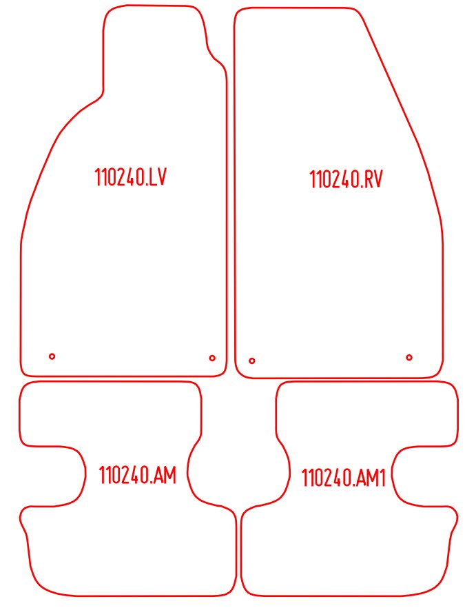 Automatten Alfa Romeo Spider (GTV) (1995-2005)