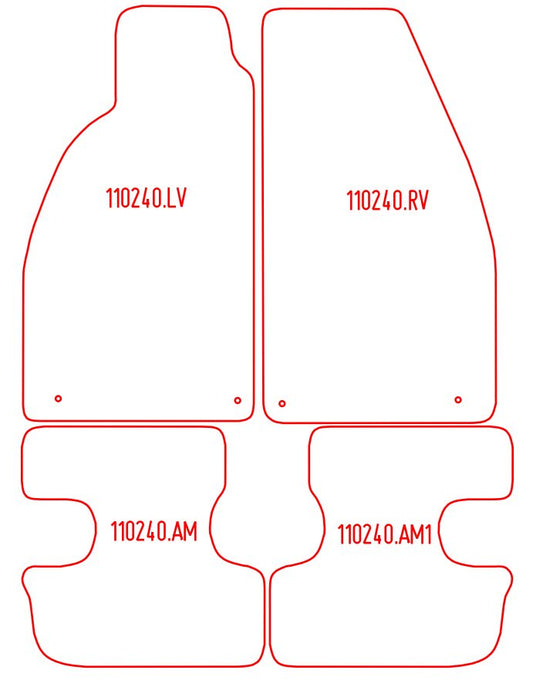 Automatten Alfa Romeo Spider (GTV) (1995-2005)