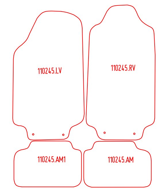 Automatten Alfa Romeo Alfetta GTV / GTV (1981-1981)