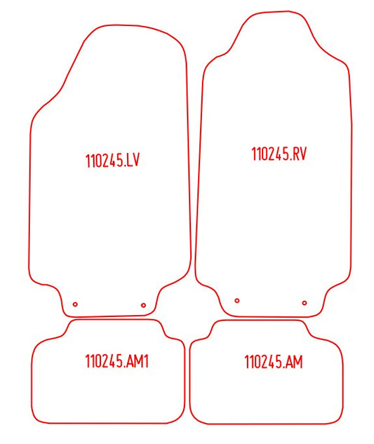 Automatten Alfa Romeo Alfetta GTV / GTV (1981-1981)