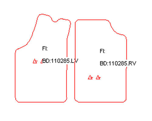 Automatten Alfa Romeo Giulietta (1977-1985)