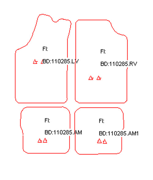 Automatten Alfa Romeo Giulietta (1977-1985)