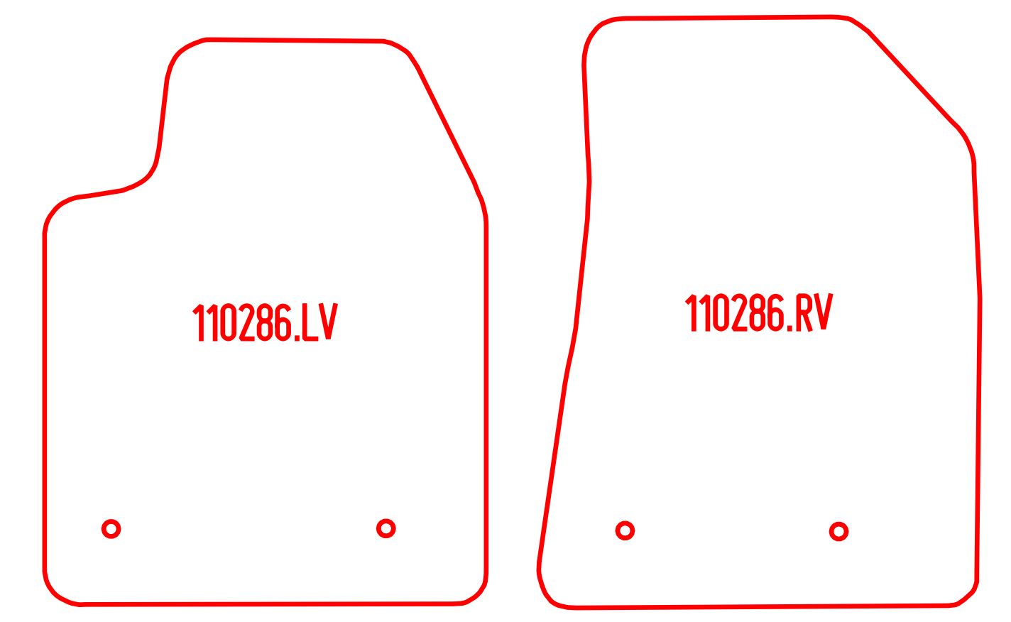 Automatten Alfa Romeo Giulietta (2014-2020)