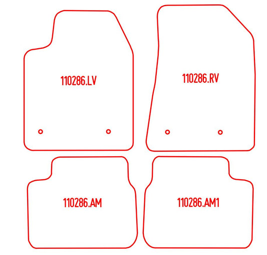 Automatten Alfa Romeo Giulietta (2014-2020)