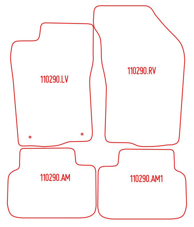 Automatten Alfa Romeo GT (2004-2010)