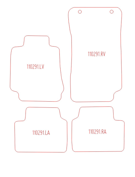 Automatten Alfa Romeo Giulia (2016-Heden)