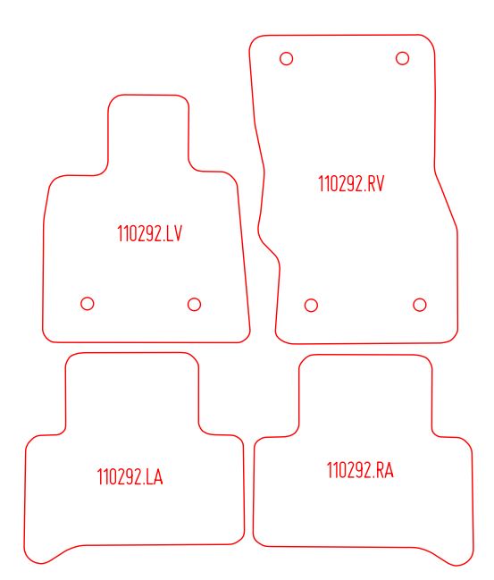 Automatten Alfa Romeo Stelvio (2017-Heden)