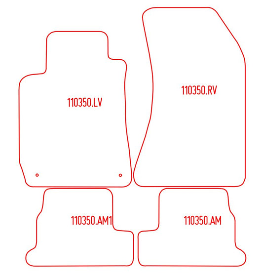 Automatten Alfa Romeo Spider (Brera) (2006-2010)