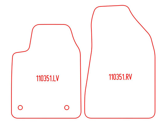 Automatten Alfa Romeo Giulietta (2010-2014)