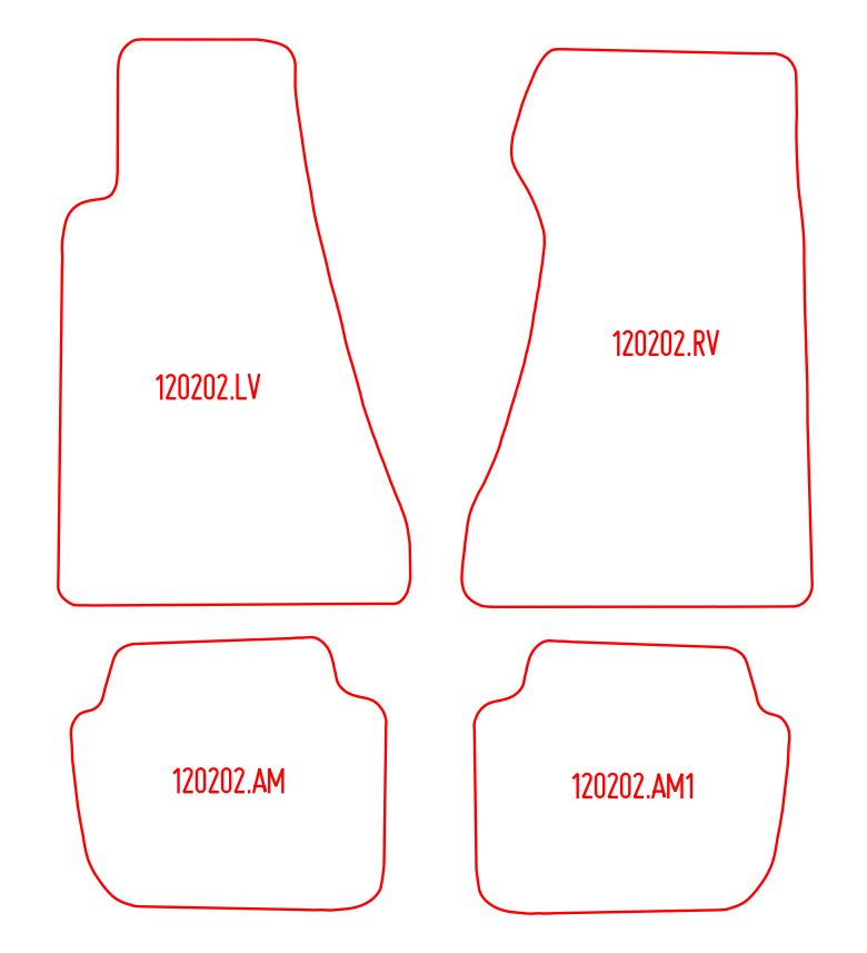 Automatten Aston Martin Rapide (2010-2020)