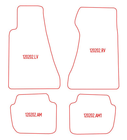 Automatten Aston Martin Rapide (2010-2020)