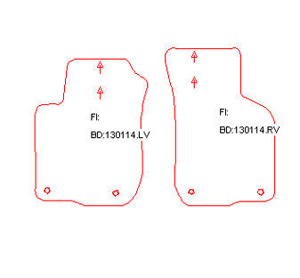 Automatten Audi A3 (8L) (1999-2003)