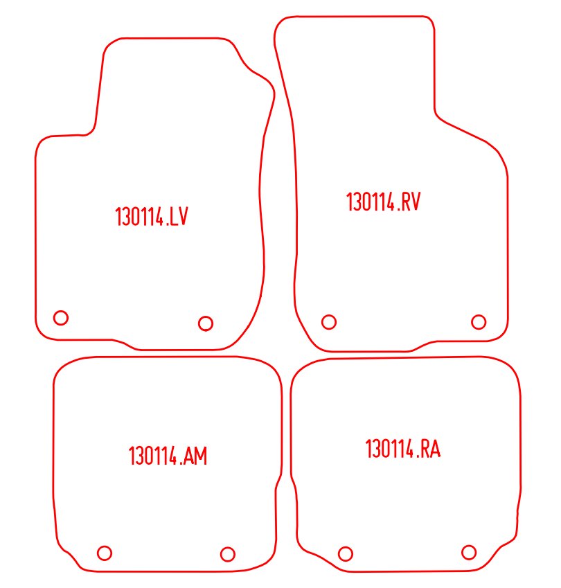 Automatten Audi A3 (8L) (1999-2003)