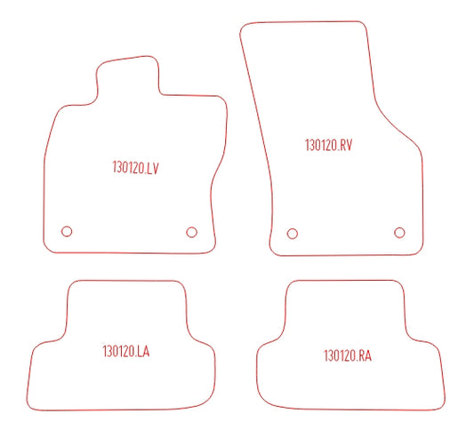 Automatten Audi A3 (8V) (2013-2020)