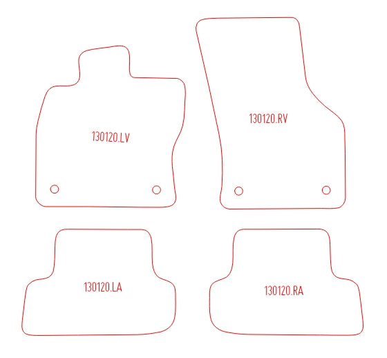 Automatten Audi A3 (8V) (2013-2020)