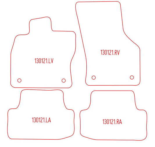 Automatten Audi A3 (8V) (2013-2020)