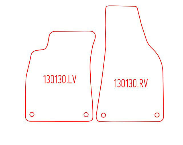 Automatten Audi A4 (B6) sedan / A4 (B6) Avant stationwagon / A4 (B7) sedan / A4 (B7) Avant stationwagon (2005-2005)