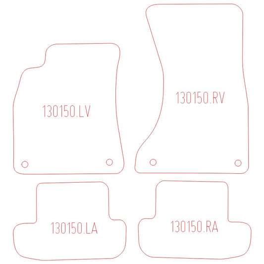 Automatten Audi A5 coupe / A5 Cabriolet cabriolet (2009-2016)