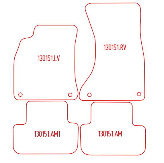 Automatten Audi A5 Sportback (2009-2016)