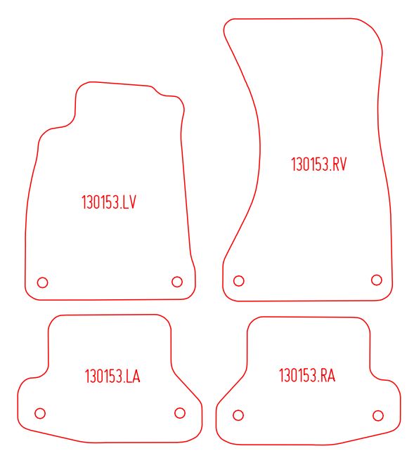 Automatten Audi A5 (2016-2024)