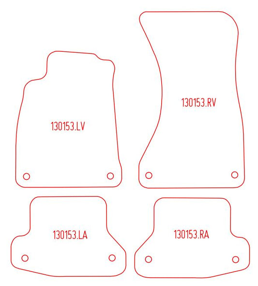 Automatten Audi A5 (2016-2024)