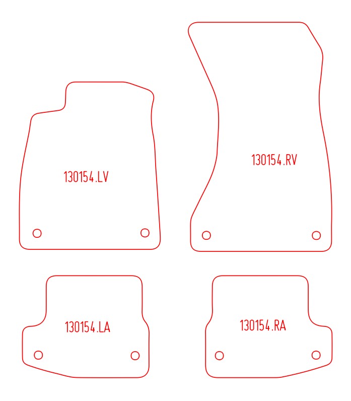 Automatten Audi A5 Cabriolet (2017-2024)
