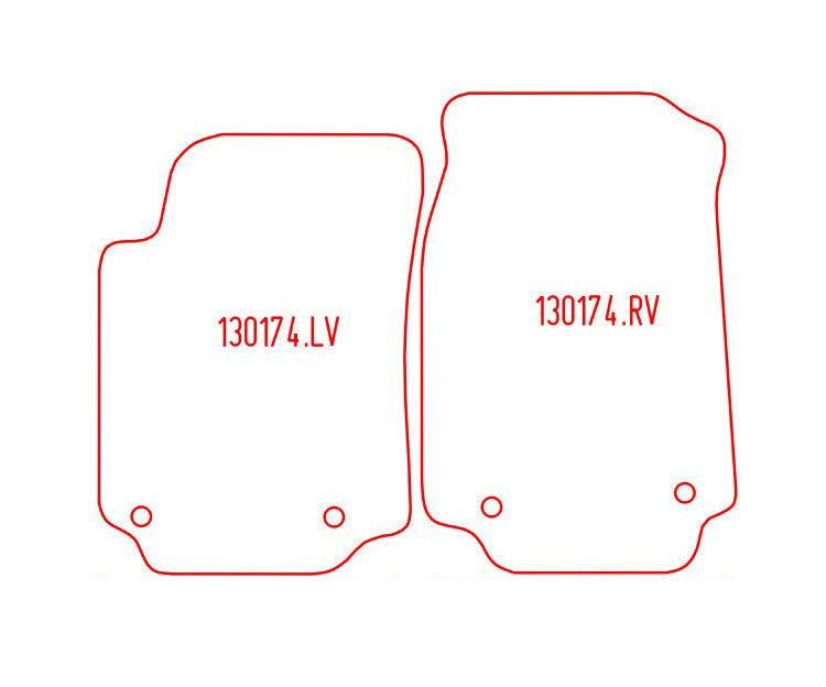 Automatten Audi A6 (C4) sedan / A6 (C4) Avant stationwagon (1994-1997)