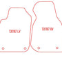 Automatten Audi A6 (C5) sedan / A6 (C5) Avant  stationwagon (1998-2004)