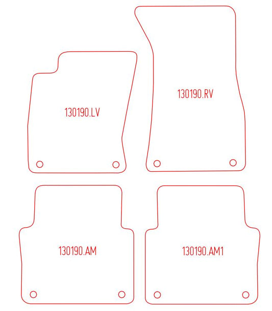 Automatten Audi A8 (D3) (2002-2010)