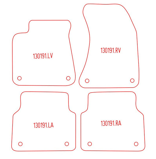 Automatten Audi A8 (D4) (2010-2017)