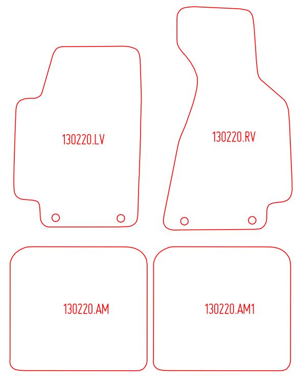 Automatten Audi 80 (B4) (1991-2000)