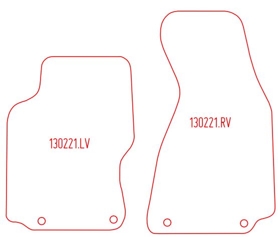 Automatten Audi 80 (B4) (1991-2000)