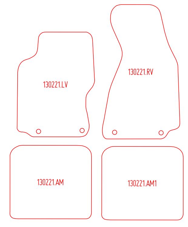 Automatten Audi 80 (B4) (1991-2000)