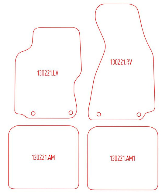Automatten Audi 80 (B4) (1991-2000)
