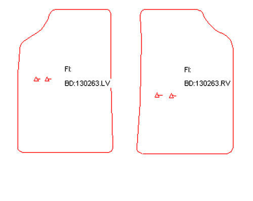 Automatten Audi 100 (C2) sedan / 100 (C2) Avant hatchback (1977-1982)