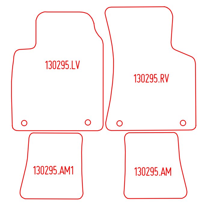 Automatten Audi TT (8N) coupe / TT (8N) Roadster cabriolet (1999-2006)