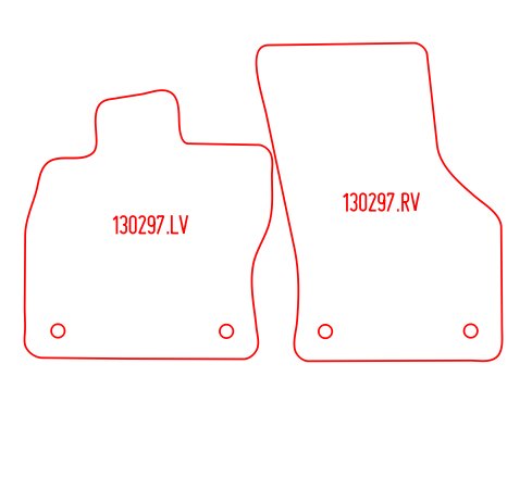 Automatten Audi TT (8S) coupe / TT (8S) Roadster cabriolet (2014-Heden)
