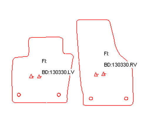 Automatten Audi Q3 (2011-2018)