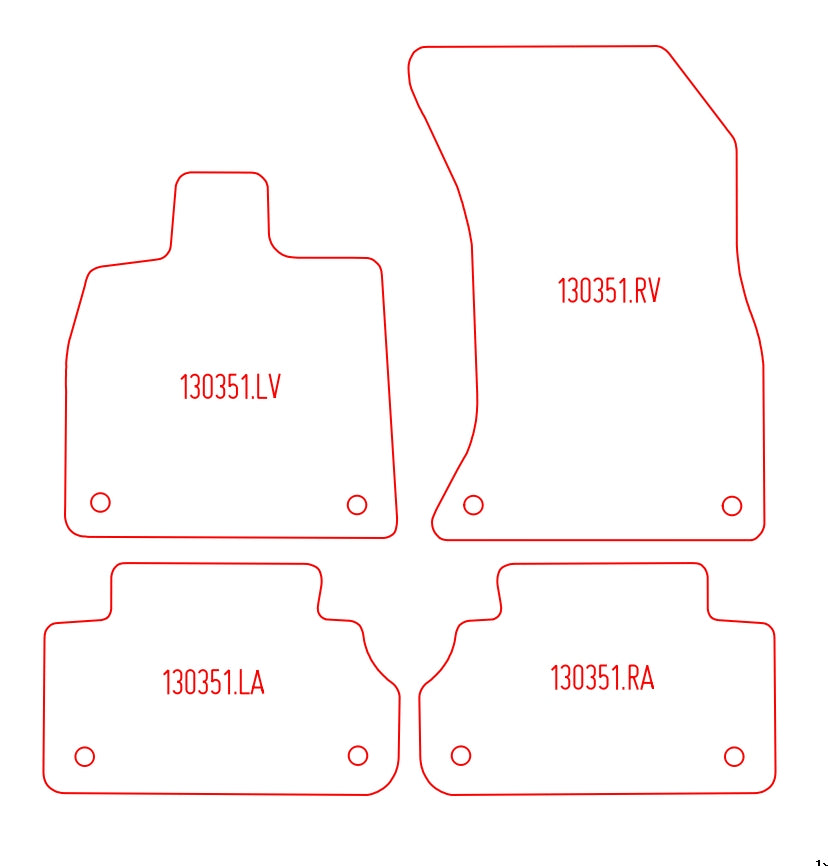 Automatten Audi Q5 / Q5 Sportback (2025-2024)