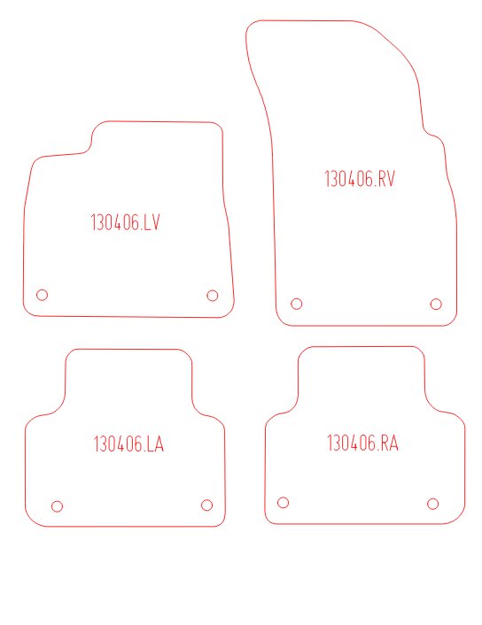 Automatten Lamborghini Urus (2018-Heden)
