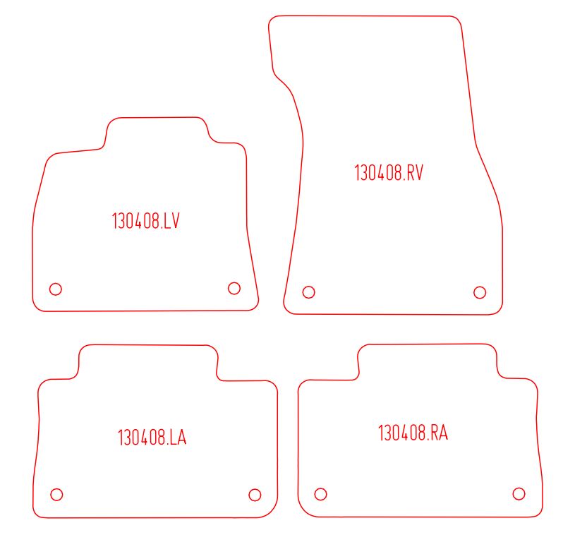 Automatten Audi Q8 E-tron / Q8 E-tron Sportback (2023-Heden)