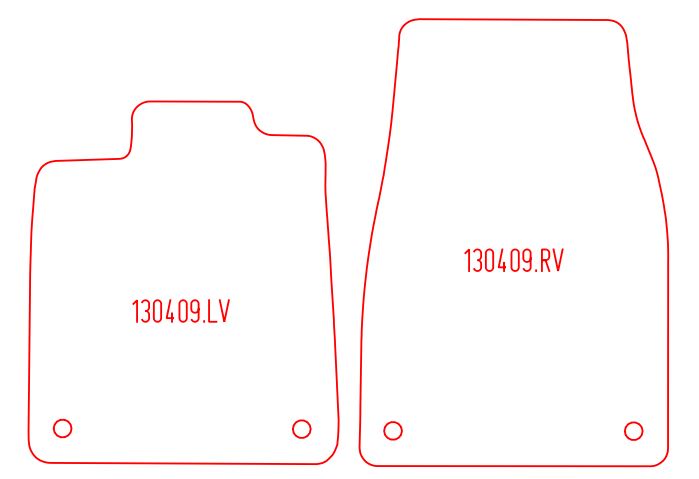 Automatten Audi E-tron GT (2021-Heden)