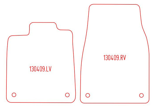 Automatten Audi E-tron GT (2021-Heden)