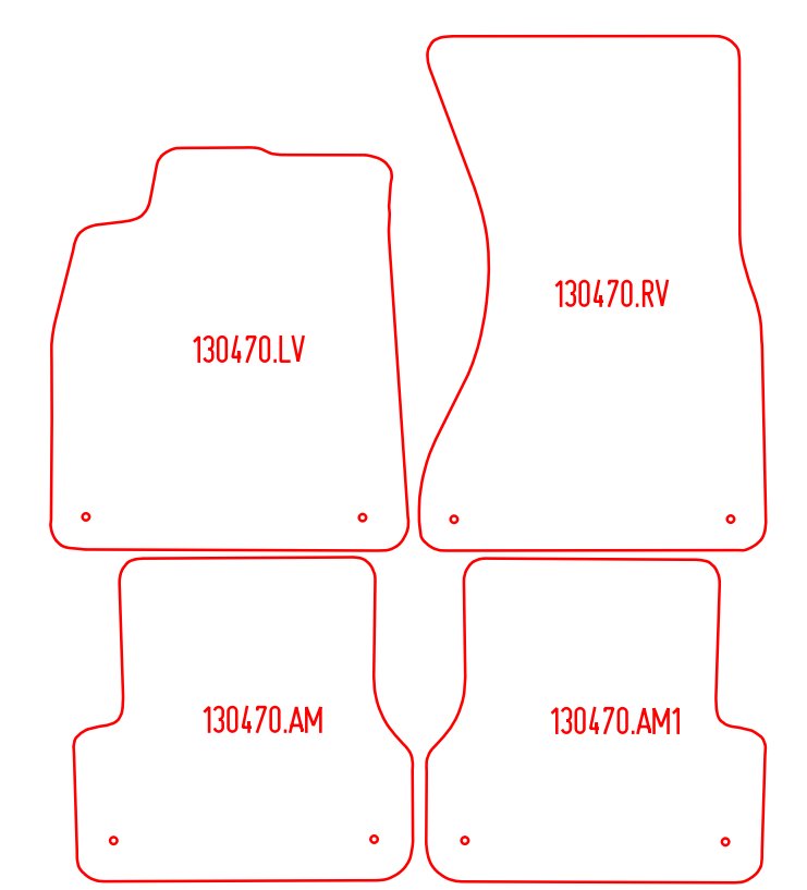 Automatten Audi A7 (2010-2018)