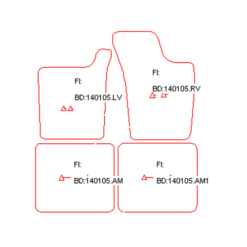 Automatten Buick Park Avenue (1991-1997)